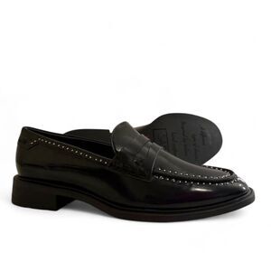 Sarto Franco Sarto Eden Patent Studded Penny Loafer, NEW! Size 9.5